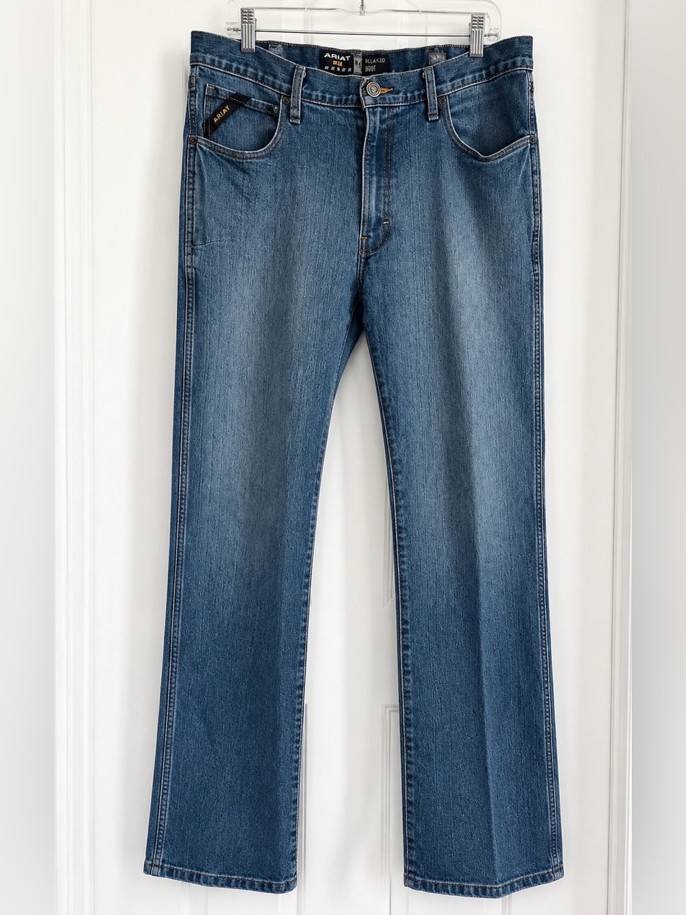 Ariat Rebar M4 Loop Lock Relaxed Boot Cut Jeans Men’s 36x34 Workwear Denim